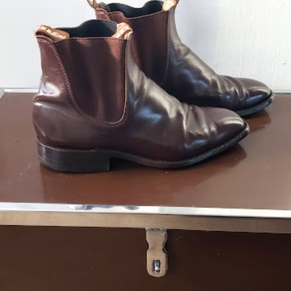 RM Williams Craftsman Boots Chestnut, Leather Sole  Men's Size 6.5 H AUS  7.5 US - Picture 12 of 15